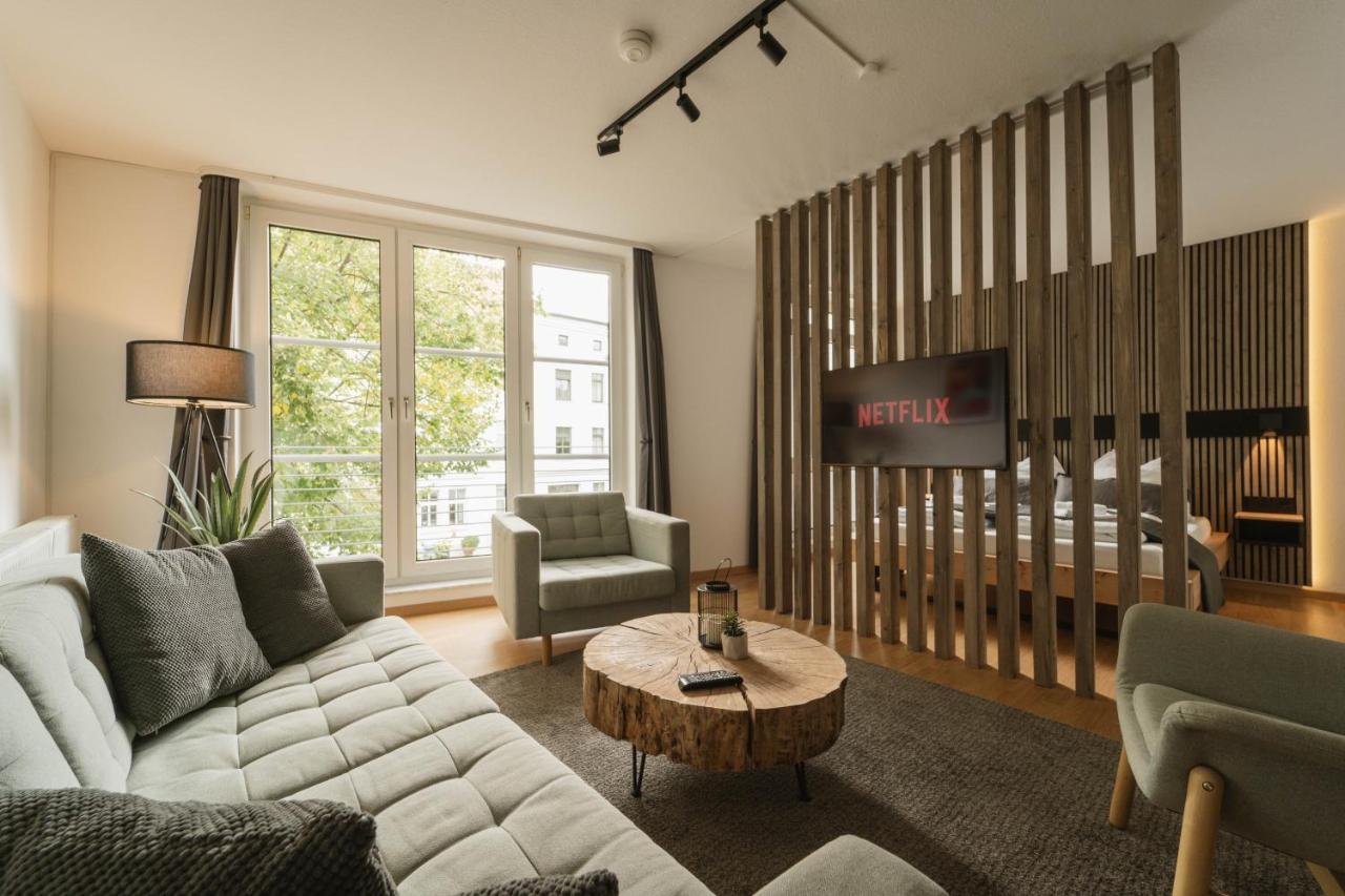 Raum921 - Stilvolles Apartment - Wlan, Tiefgarage, Kueche, Netflix Magdeburk Exteriér fotografie