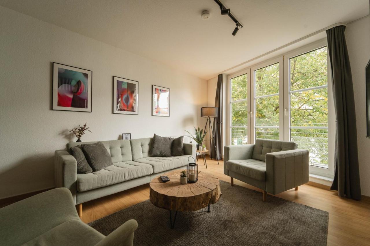 Raum921 - Stilvolles Apartment - Wlan, Tiefgarage, Kueche, Netflix Magdeburk Exteriér fotografie