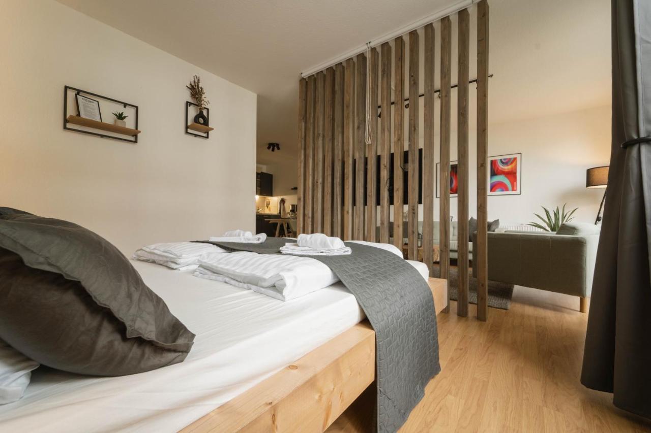 Raum921 - Stilvolles Apartment - Wlan, Tiefgarage, Kueche, Netflix Magdeburk Exteriér fotografie