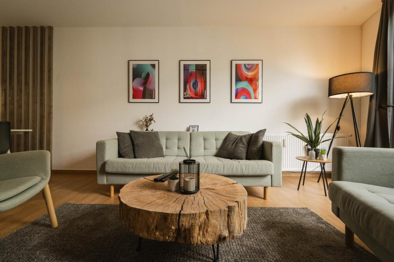 Raum921 - Stilvolles Apartment - Wlan, Tiefgarage, Kueche, Netflix Magdeburk Exteriér fotografie